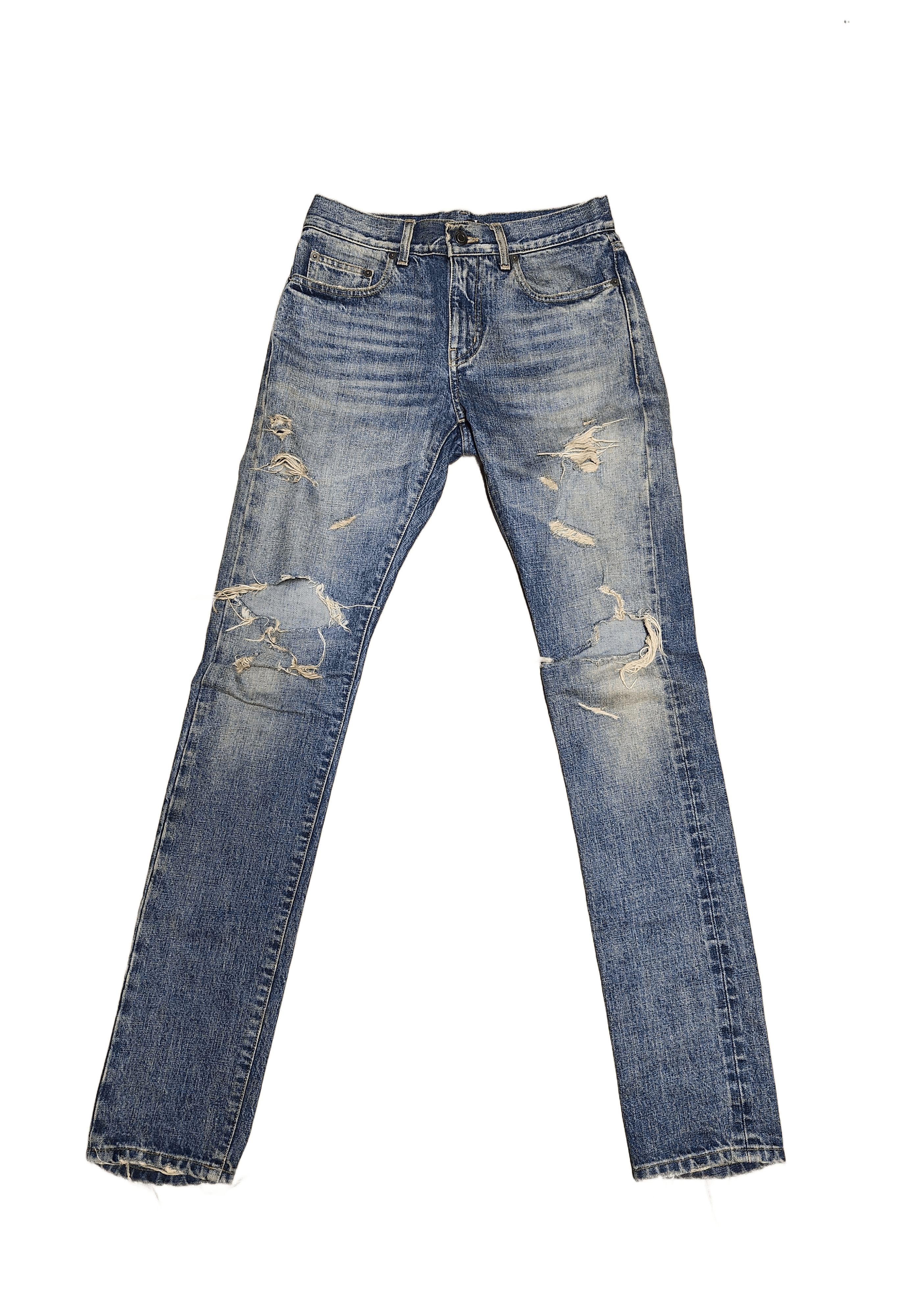 Pre-Owned Archival SAINT LAURENT PARIS 2015 Hedi Japanese Selvedge D02